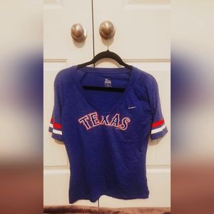 TEXAS RANGERS V-Neck women's t-shirt